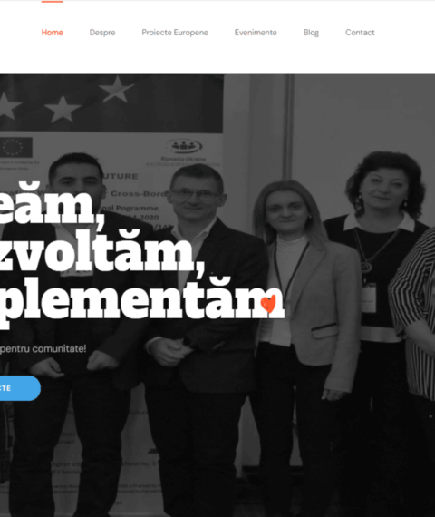 website organizație non-profit